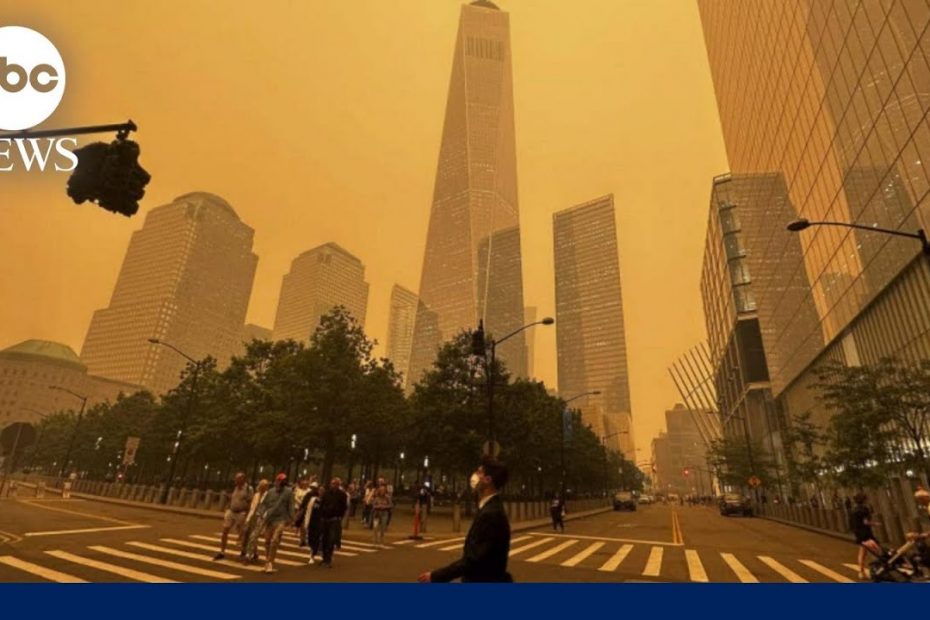 Canada wildfires brings hazardous air to northeast US
