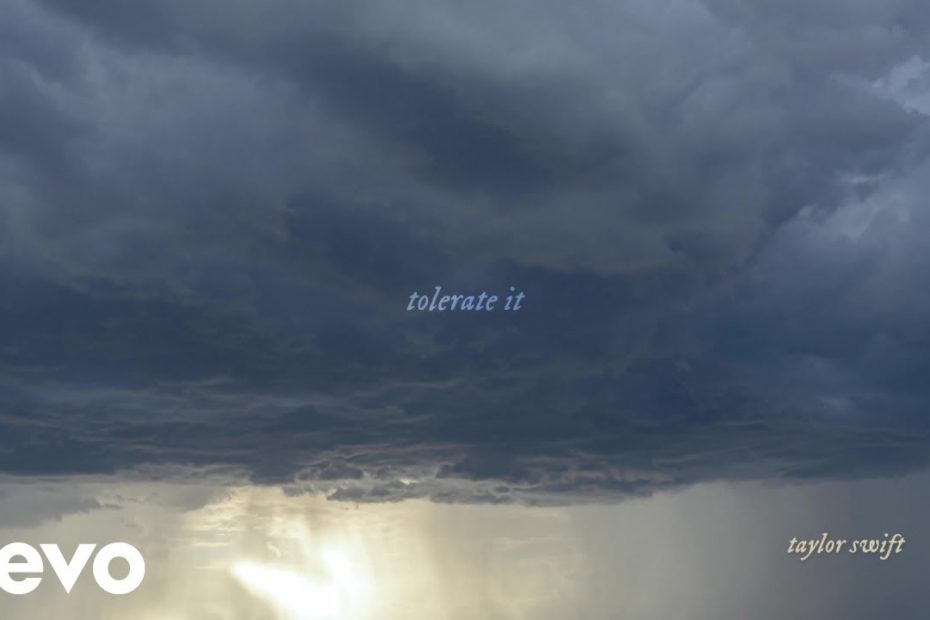 Taylor Swift - tolerate it (Official Lyric Video)