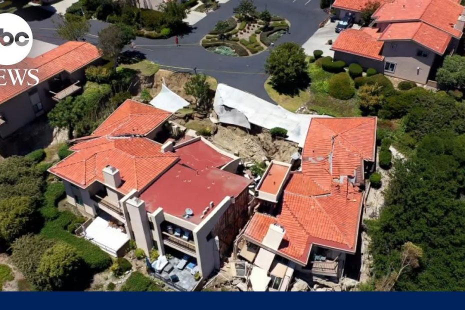 Concern after California landslide swallows nearly a dozen homes l GMA