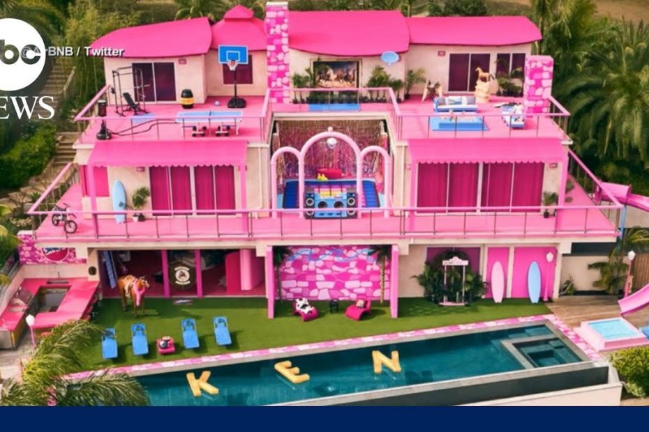 A real life Barbie dream house pops up in California