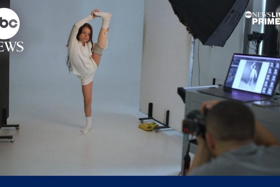 Seven-year-old Ukrainian gymnast fights on after losing leg