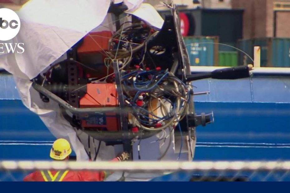 Titan sub debris brought ashore