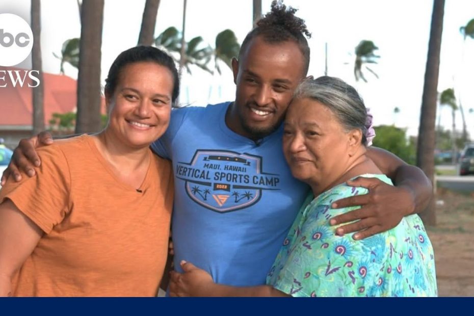 Lahaina resident tells story of saving lives during the wildfires | ABCNL