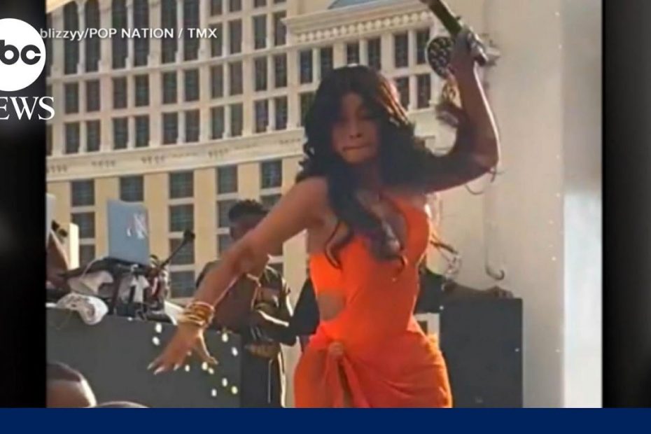 Cardi B under investigation for battery after throwing mic at audience l GMA