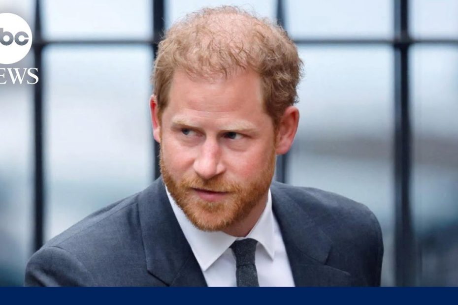 Prince Harry takes the stand in his lawsuit against British tabloids