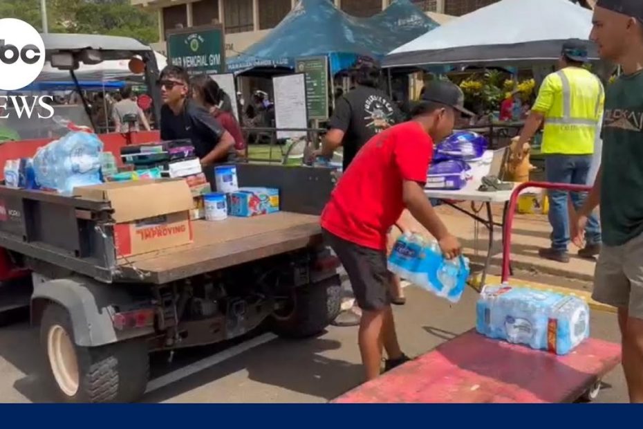 Incredible tales of support as residents pick up the pieces in Maui | GMA