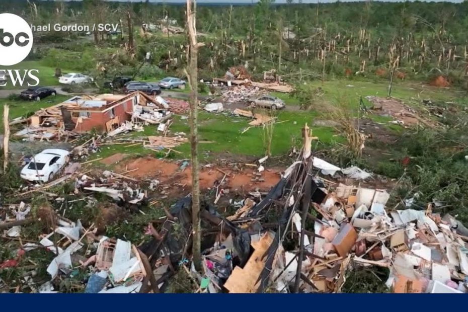 Tornadoes throughout the South cause major damage | ABCNL