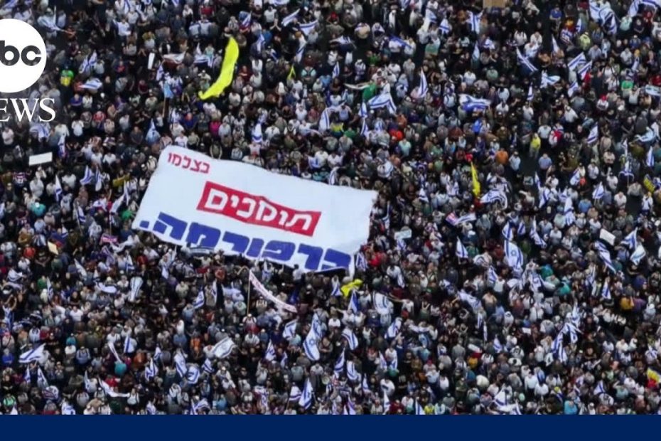 Mass protests erupt in Israel following controversial judicial reform