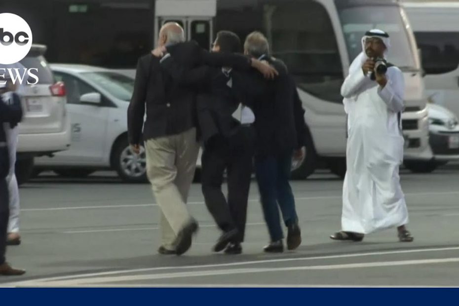5 American prisoners freed from Iran arrive in Doha, Qatar