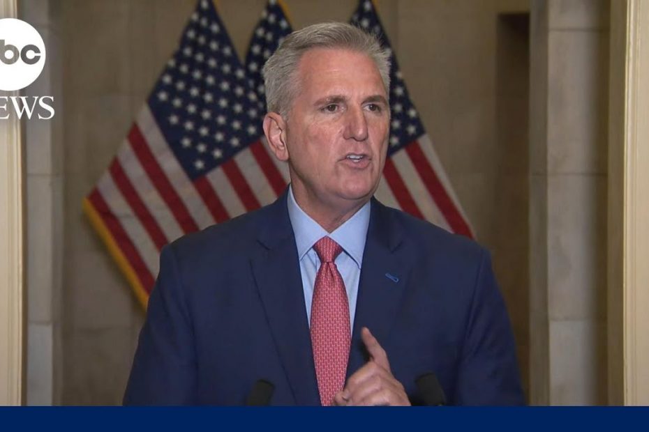 Speaker McCarthy announces impeachment inquiry into President Joe Biden