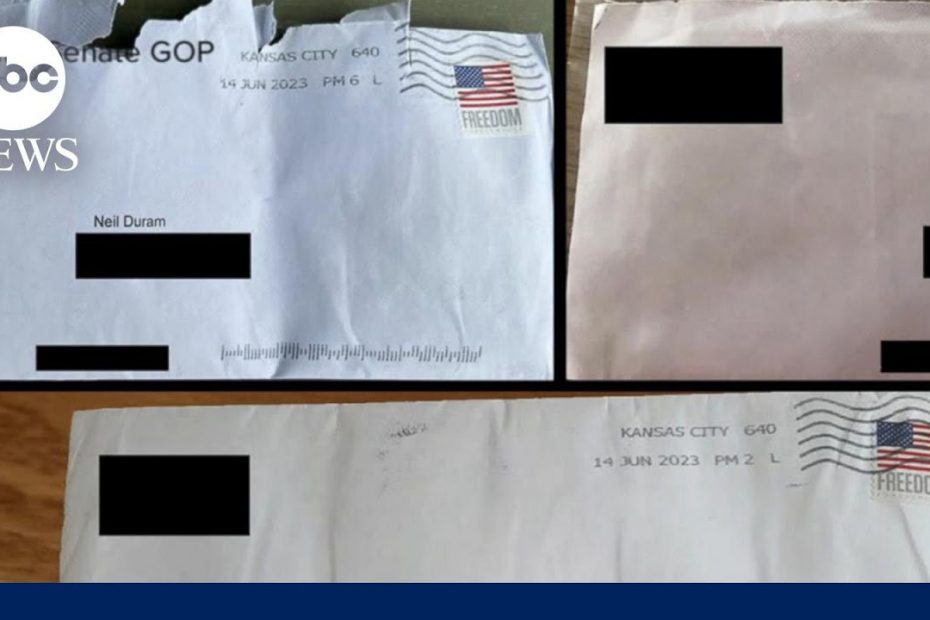 Lawmakers in 3 states receive letters with suspicious powder | WNT