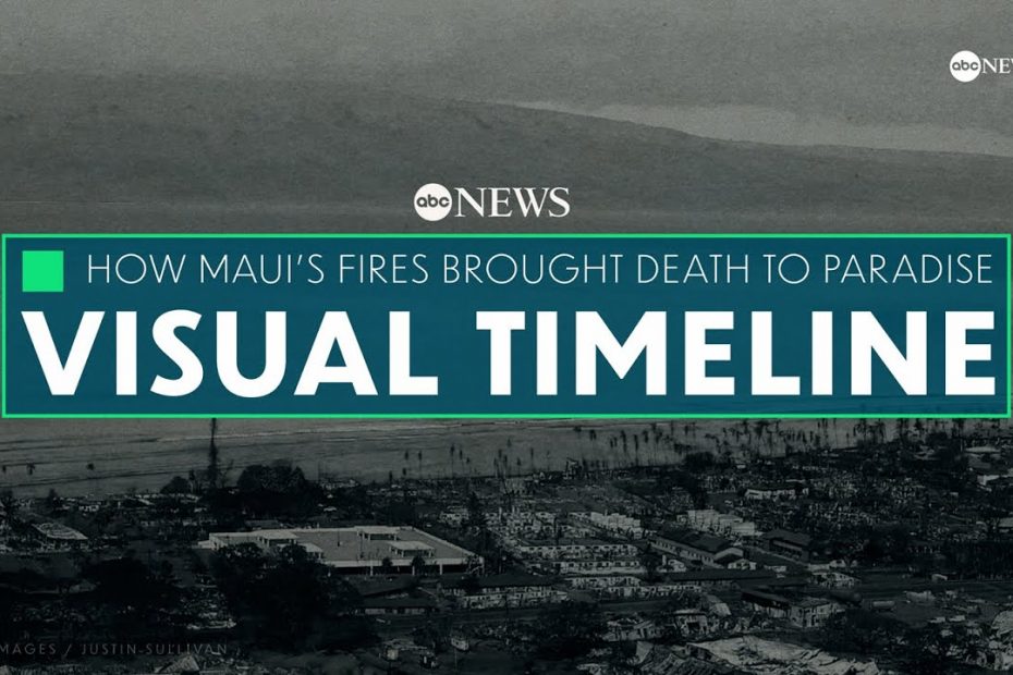 How the deadly wildfires took over Maui hour by hour
