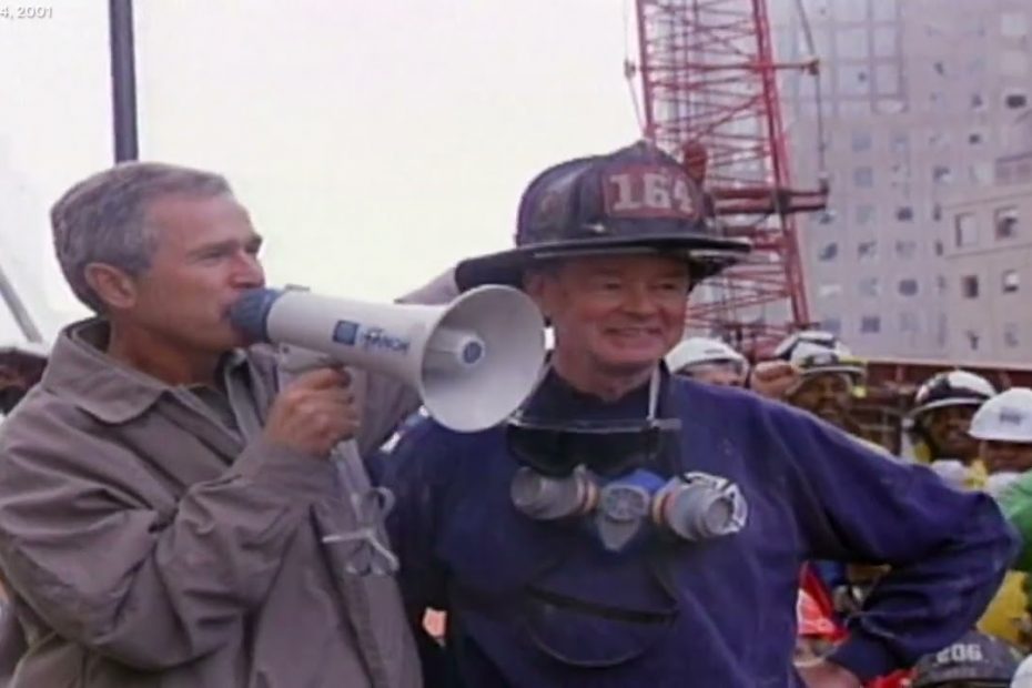 Former Pres. George W. Bush speaks from Ground Zero in 2001 | ABC News