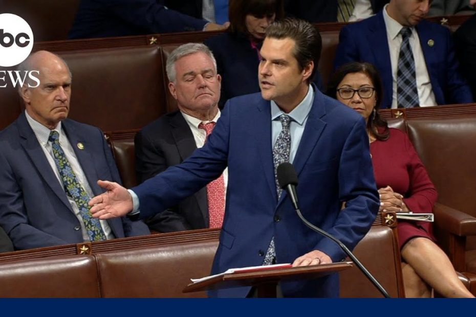 House votes to remove speaker | Nightline