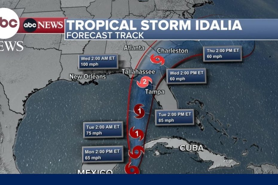 Tropical storm Idalia moving toward Florida | WNT