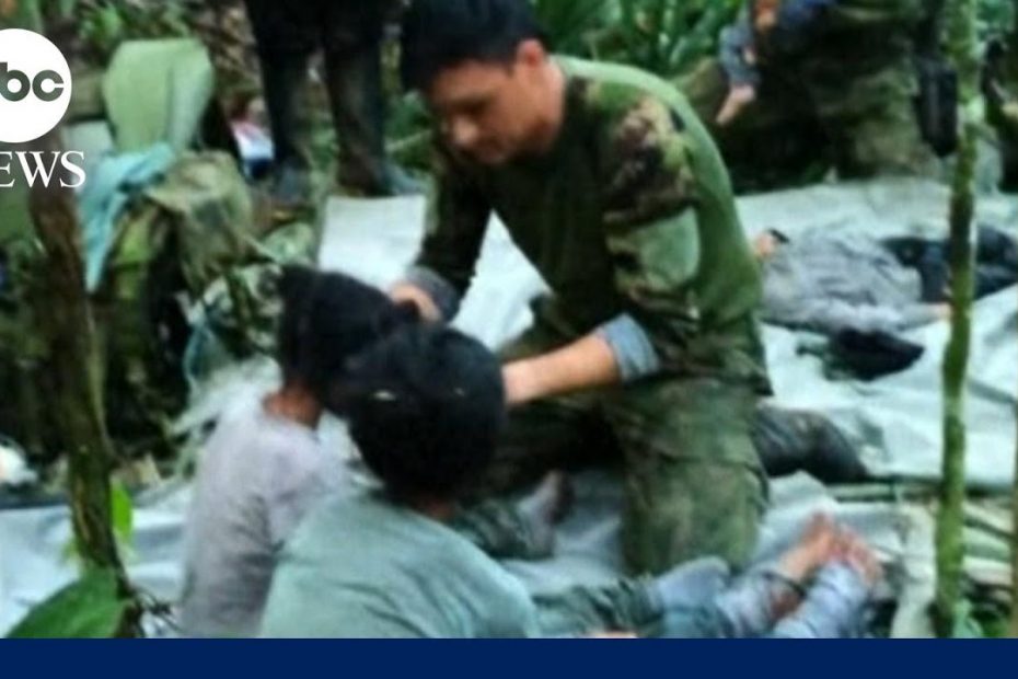 4 children found alive after 40 days deep in the Amazon Jungle