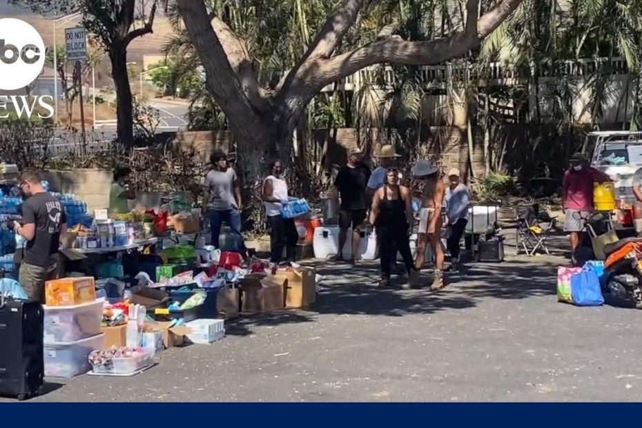 Community comes together to help the people of Maui