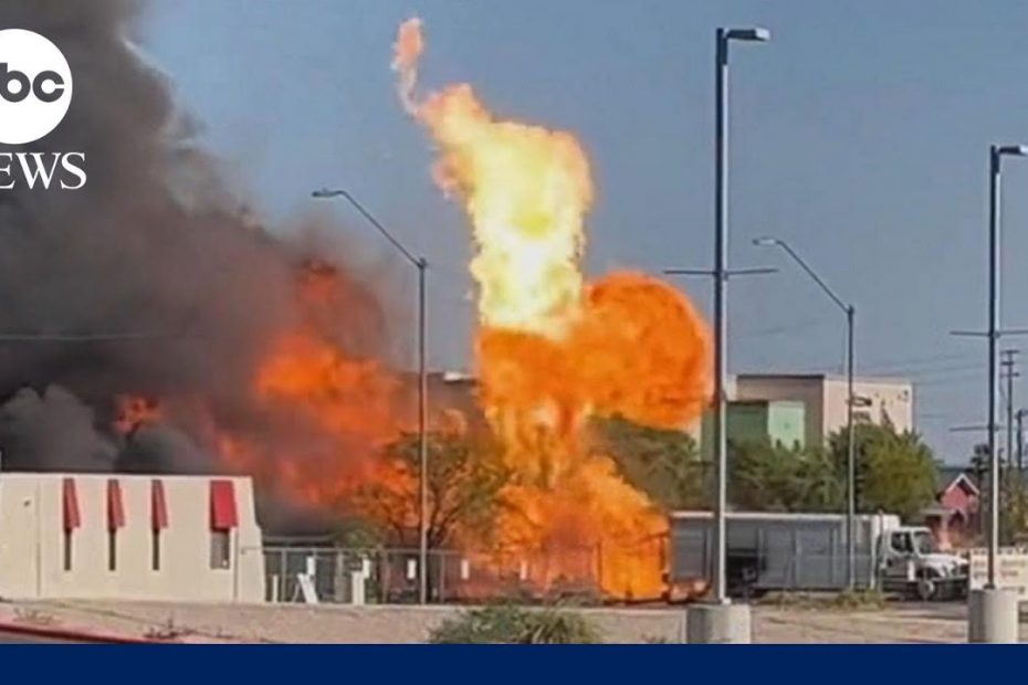Explosion at propane storage site