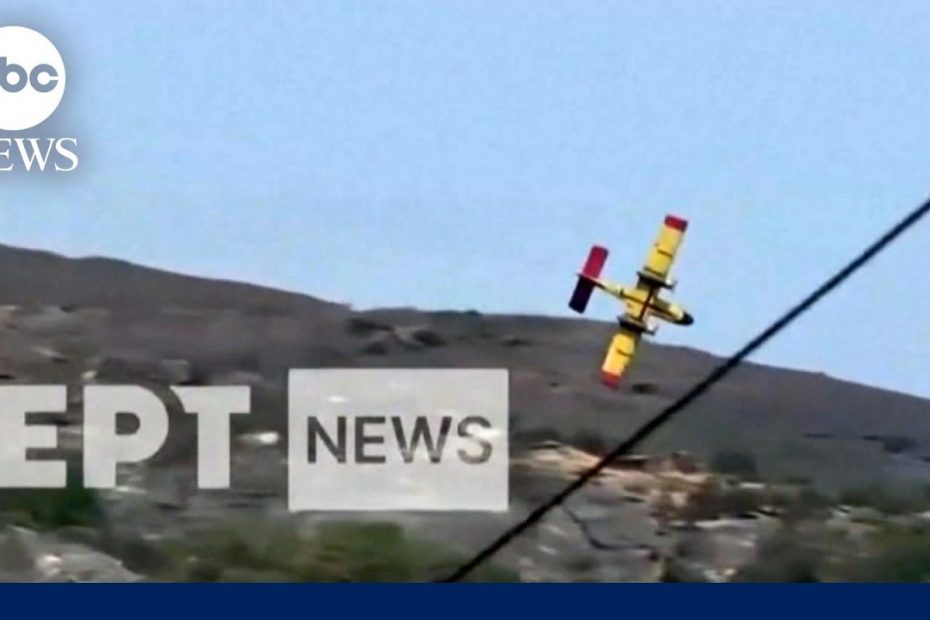 2 killed after firefighting plane goes down in Greece l GMA