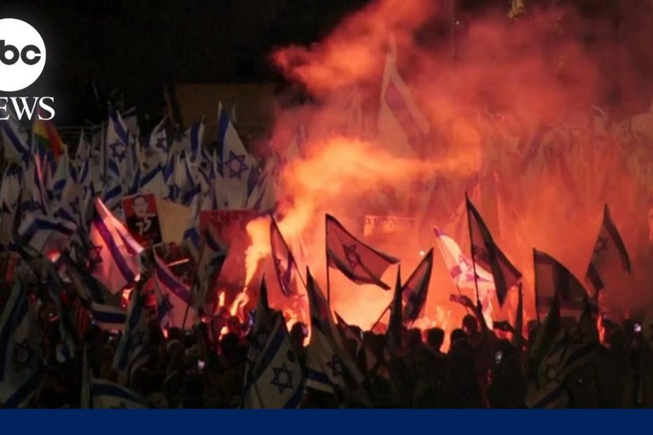 Hundreds of thousands of Israelis protest judiciary reform