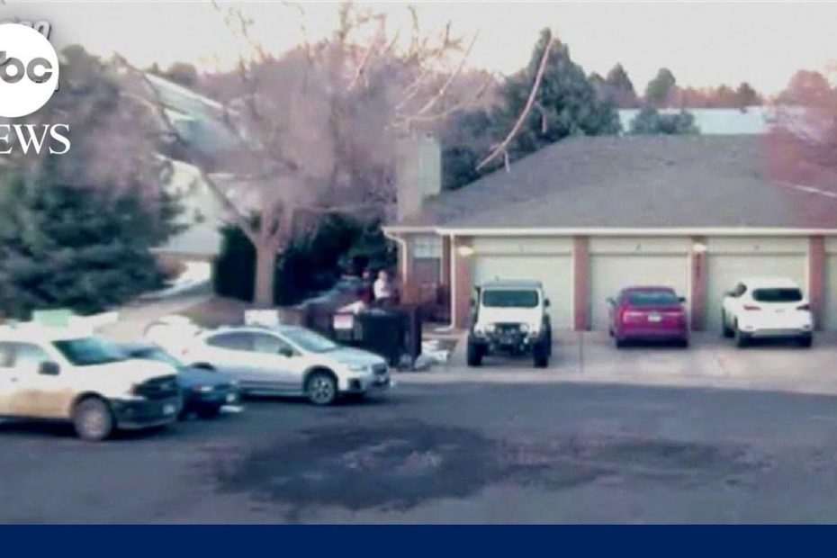 Police surveillance camera captures Heather Frank outside her apartment