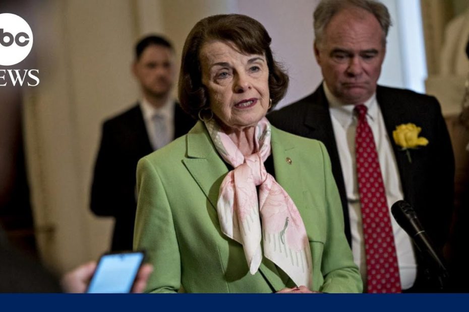 Sen. Dianne Feinstein briefly hospitalized after fall