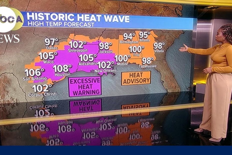The South suffering through a record breaking heat wave as the tropics heat up | GMA