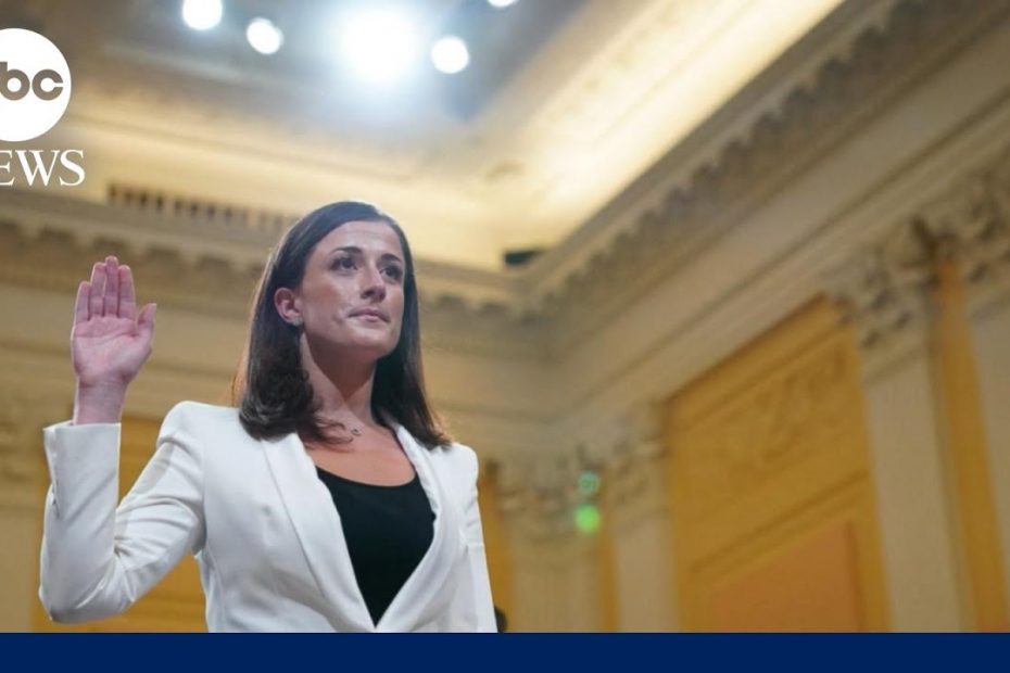 Trump aide to star witness: Cassidy Hutchinson’s new book | ABCNL