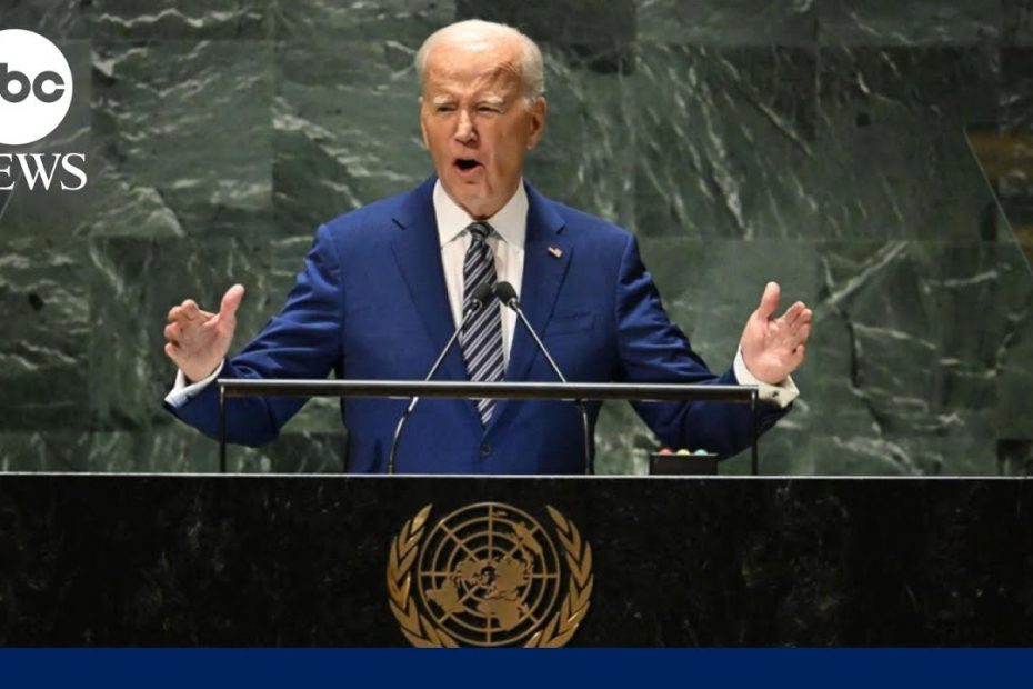 Biden extends support for Ukraine in UN speech
