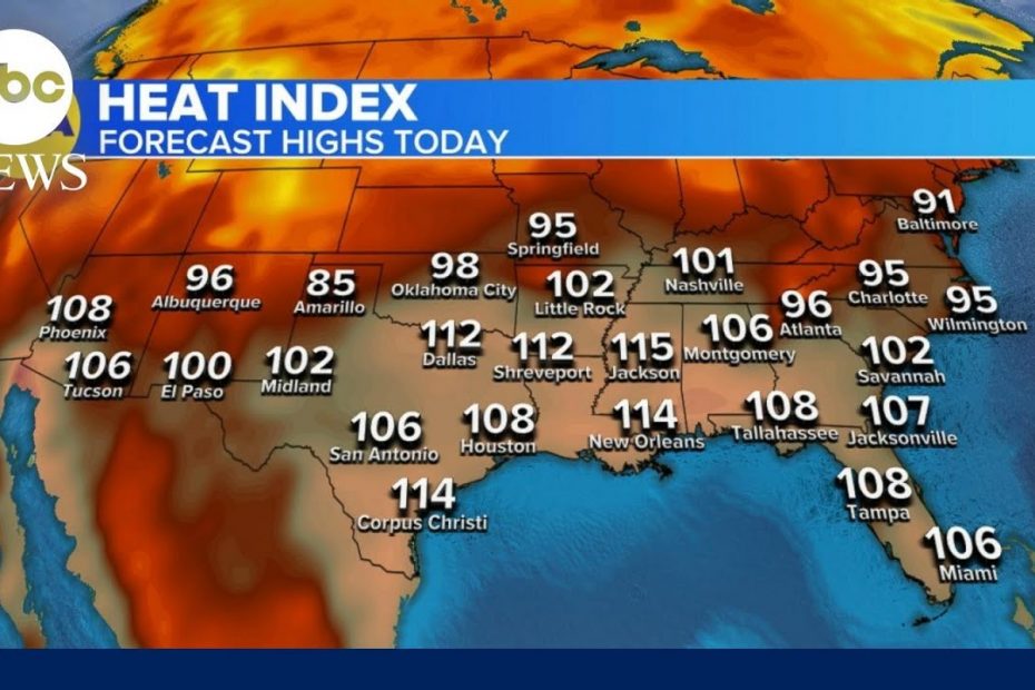 Relentless summer heatwave roasts the South | GMA