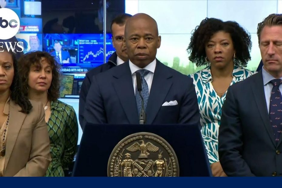 NYC Mayor Eric Adams says air quality expected to 'deteriorate further'