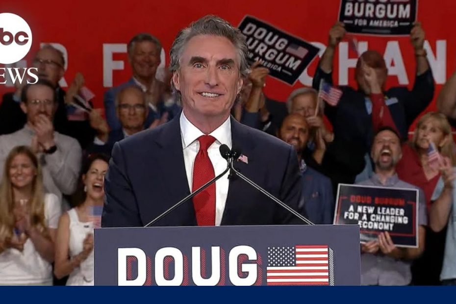 North Dakota Gov. Doug Burgum formally announces run for president