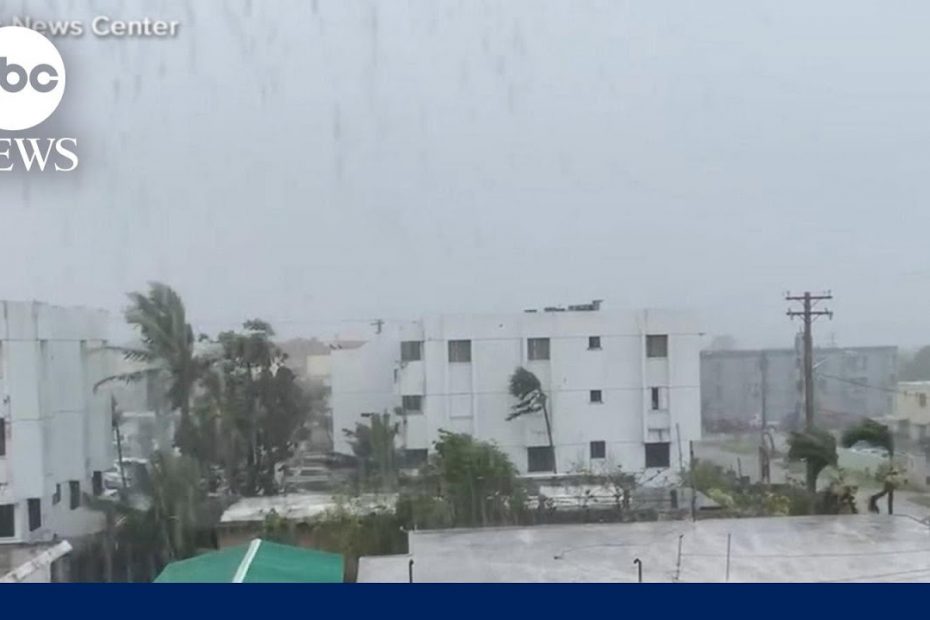 Typhoon strikes Guam