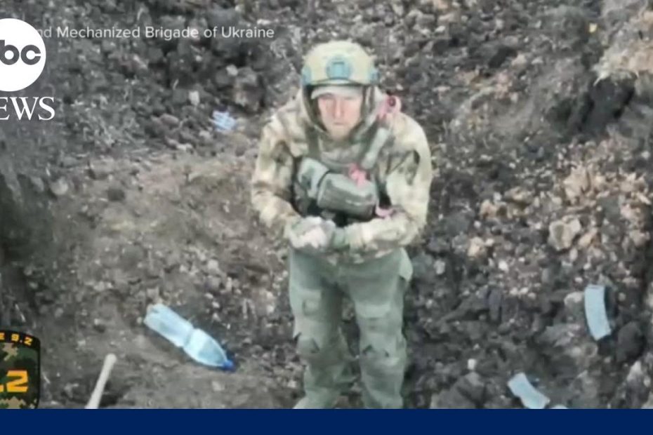 Russian soldier Ruslan Anitin surrenders on battlefield in face of Ukrainian drone l WNT