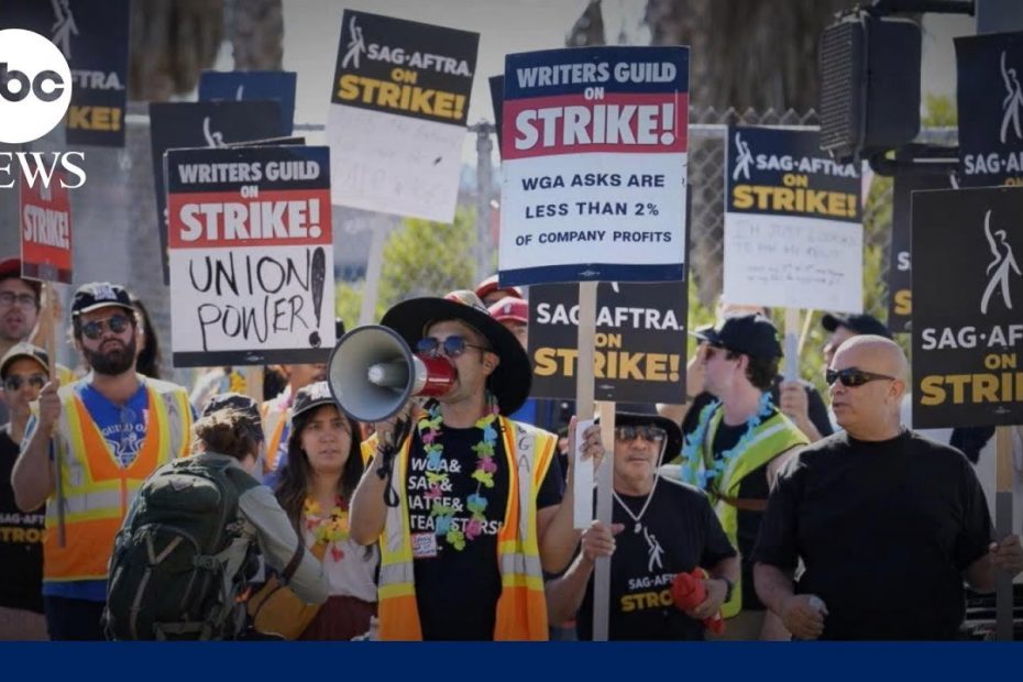 Hollywood faces dual strikes: 'The actors have flooded the zone' l ABCNL