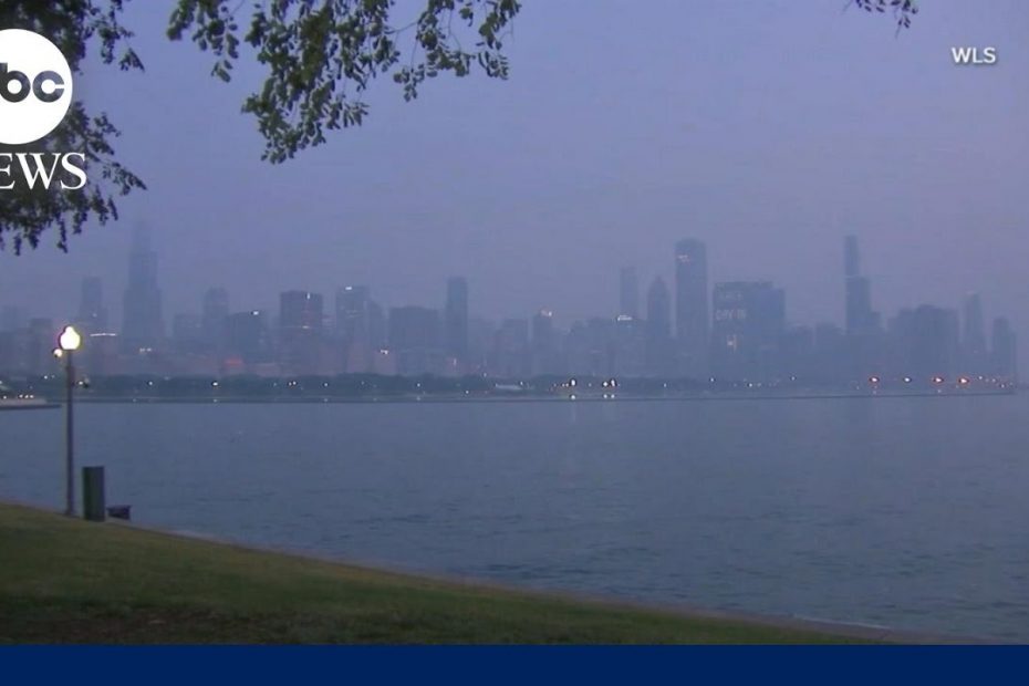 Millions under unhealthy air warnings as wildfire smoke drifts from Canada l GMA