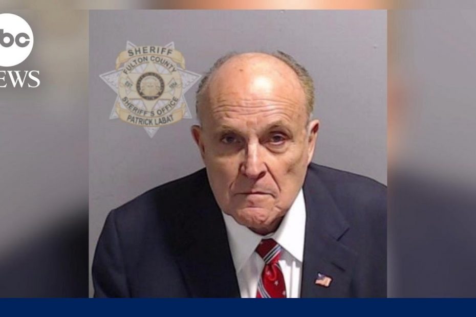 Rudy Giuliani, others arrive for booking in Fulton County | ABCNL