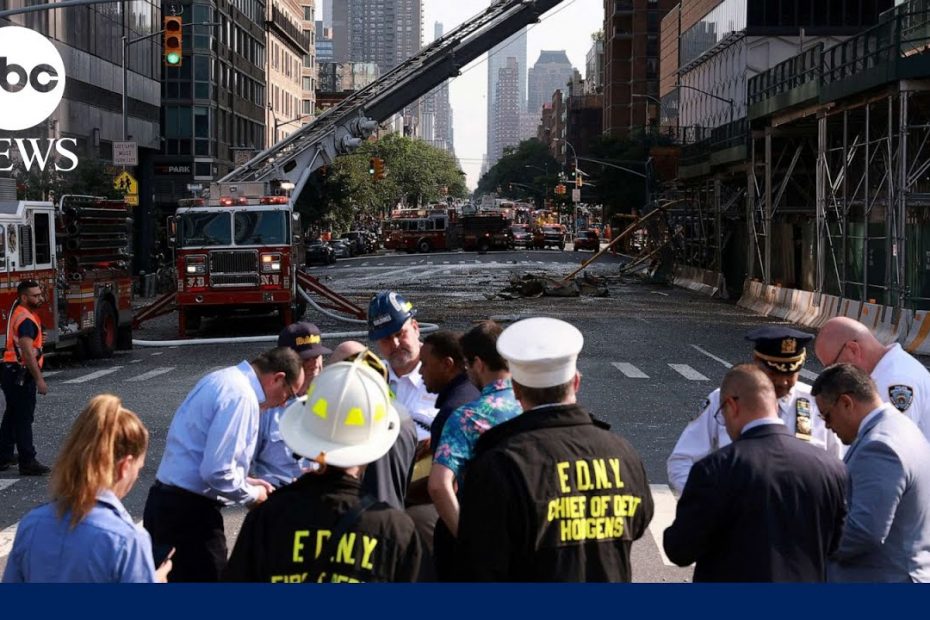 New details emerge after partial crane collapse in New York City injures at least 12 l GMA