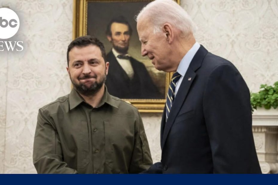Biden announces new Ukraine aid as Zelenskyy visits DC