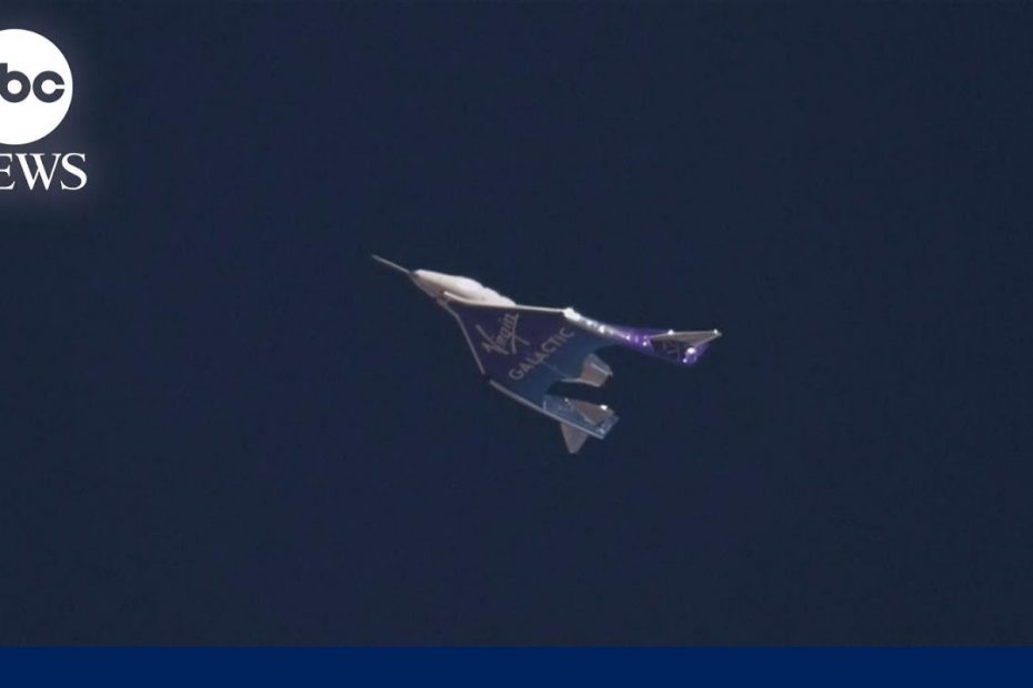 Virgin Galactic makes history with 1st commercial spaceflight | ABCNL