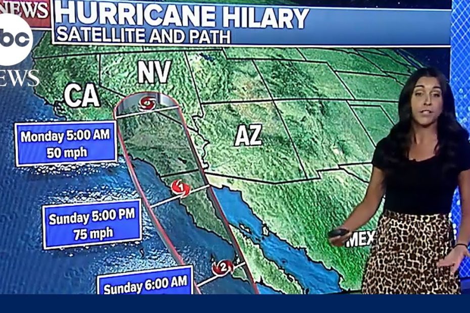 Hurricane Hilary intensifying in the Pacific | ABCNL
