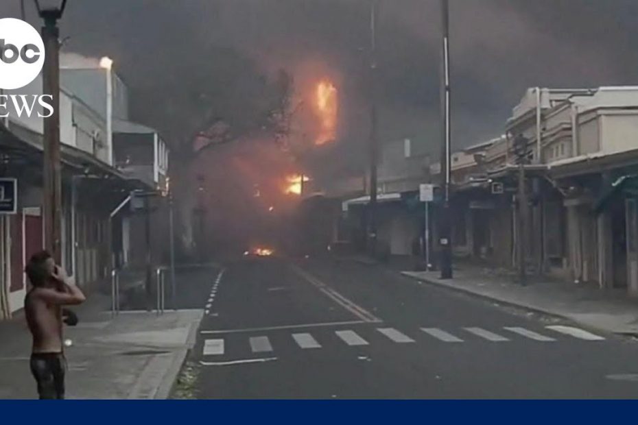 Deadly wildfires tear through Maui amid drought, high winds | Nightline
