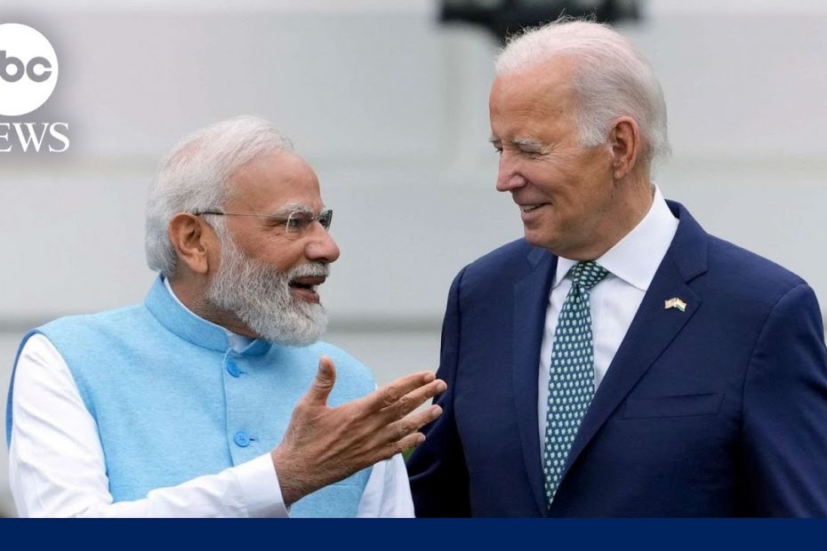 President Biden welcomes Indian Prime Minster Modi to the White House