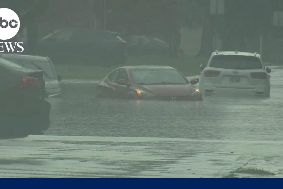 Heavy rain, flooding move through parts of US