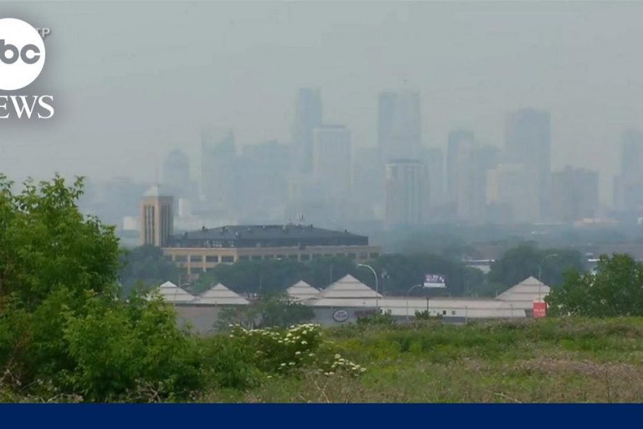 Smoke from Canadian wildfires hits Midwest l ABC News