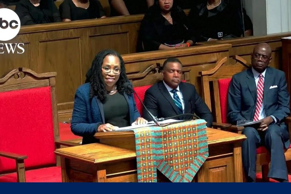 Justice Ketanji Brown Jackson commemorates anniversary of Alabama church bombing