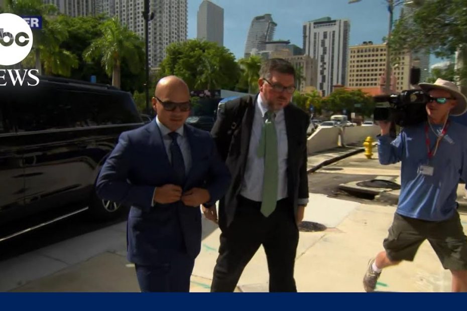 Former President Trump's personal aide set to be arraigned in federal court