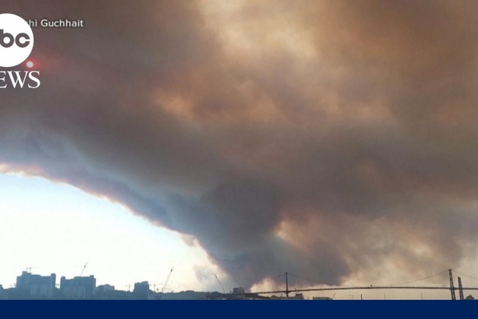 Health warning as smoke from Canadian wildfire reaches East Coast l GMA
