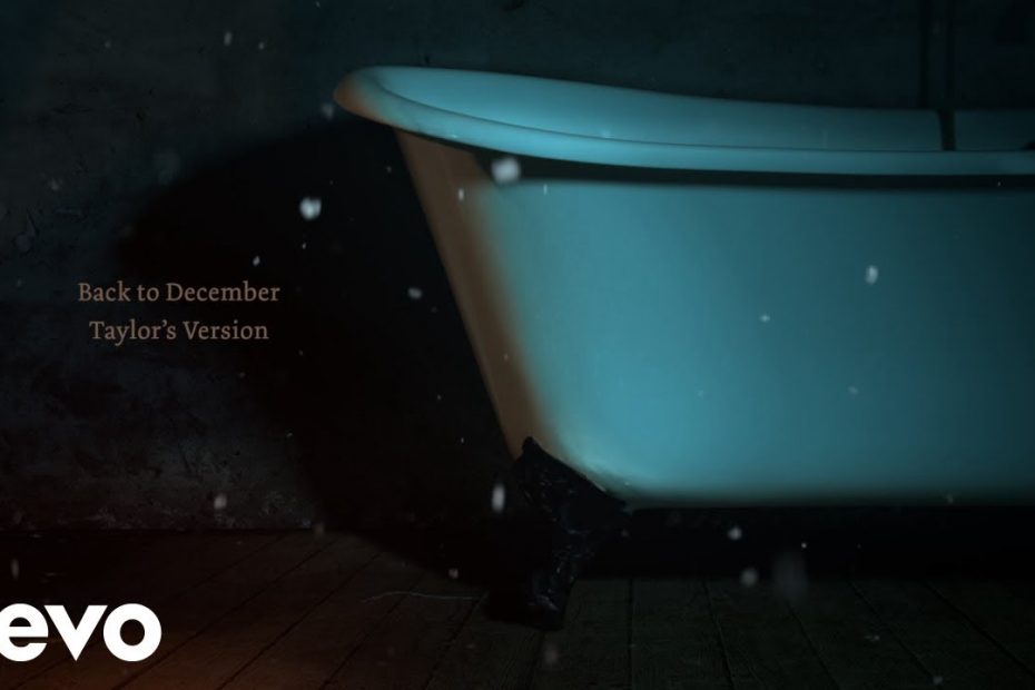 Taylor Swift - Back To December (Taylor's Version) (Lyric Video)