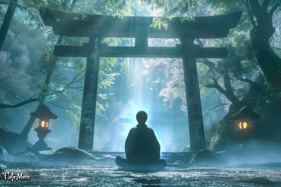 Tranquil Melodies at the Zen Gate - Japanese Flute Music For Meditation, Healing, Deep Sleep